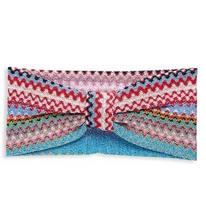Missoni zig zag chevron multi color knit headband
